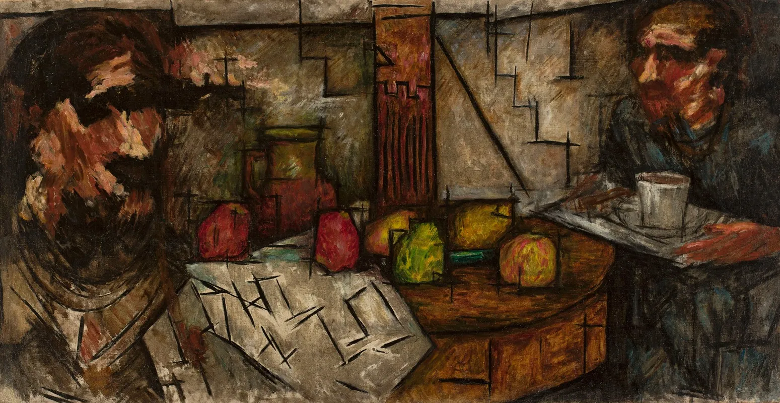 Afternoon Snack Wall Art by Tadeusz Makowski - High-Resolution Digital Print