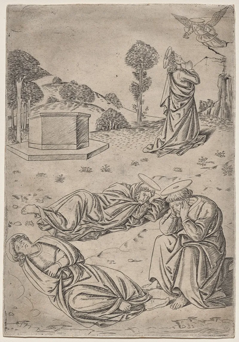 Agony In The Garden 14 Wall Art by Francesco Rosselli - High-Resolution Digital Print