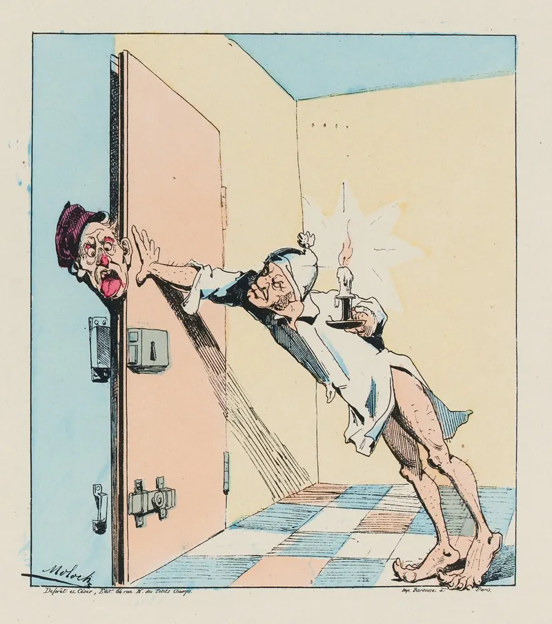 Ah Cest Encore Vous A Ct Heure Ci Wall Art by Moloch (Alphonse Hector Colomb) - High-Resolution Digital Print