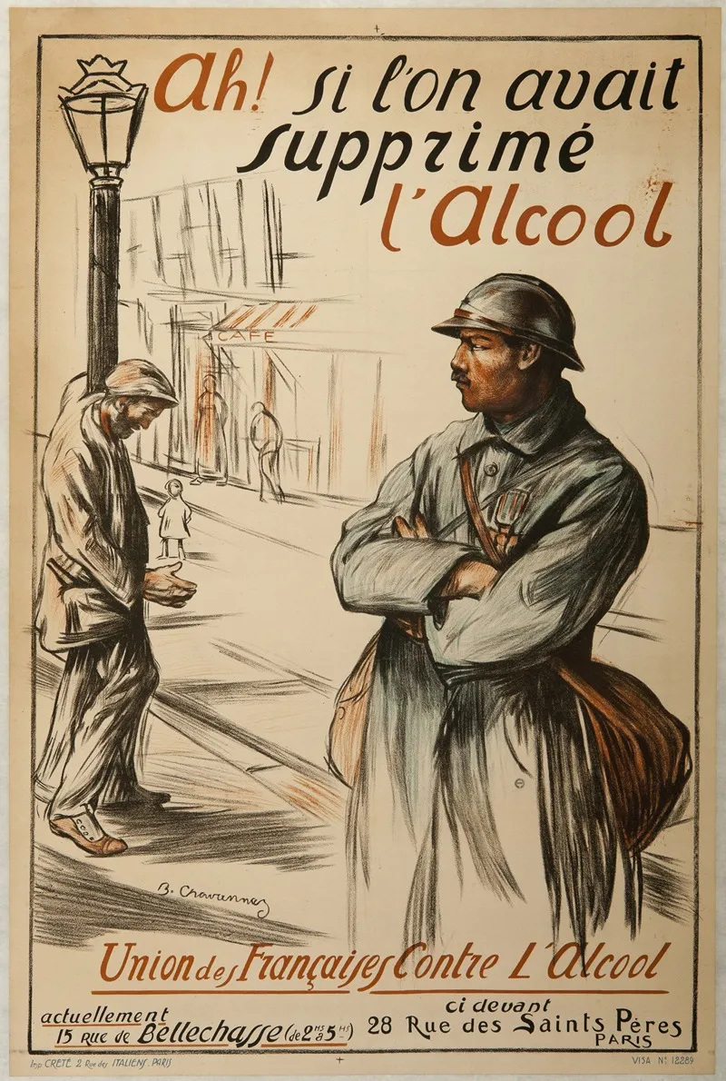 Ah Si Lon Avait Supprime Lalcool Wall Art by Bruno Chavannaz - High-Resolution Digital Print