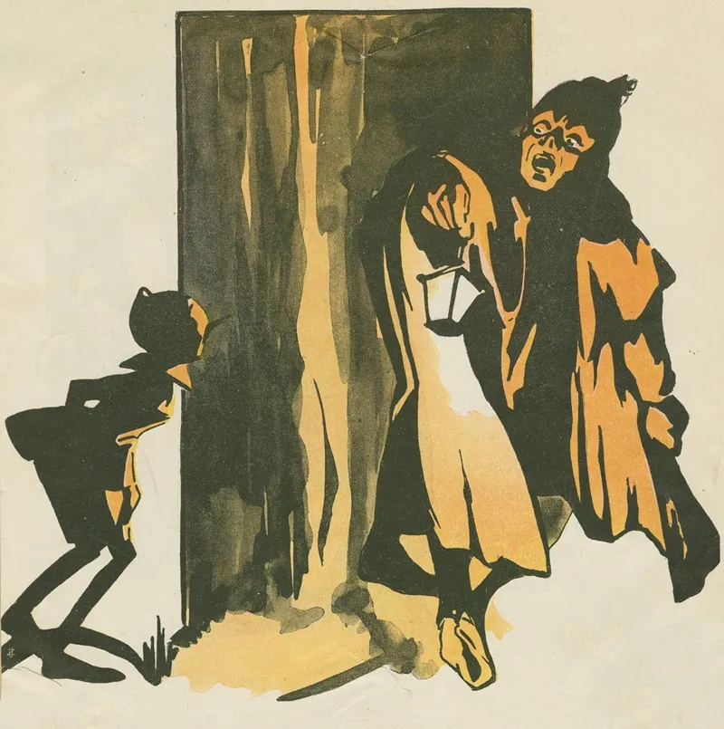 Ah You Little Thief Said The Farmer In An Angry Voice Wall Art by Attilio Mussino - High-Resolution Digital Print