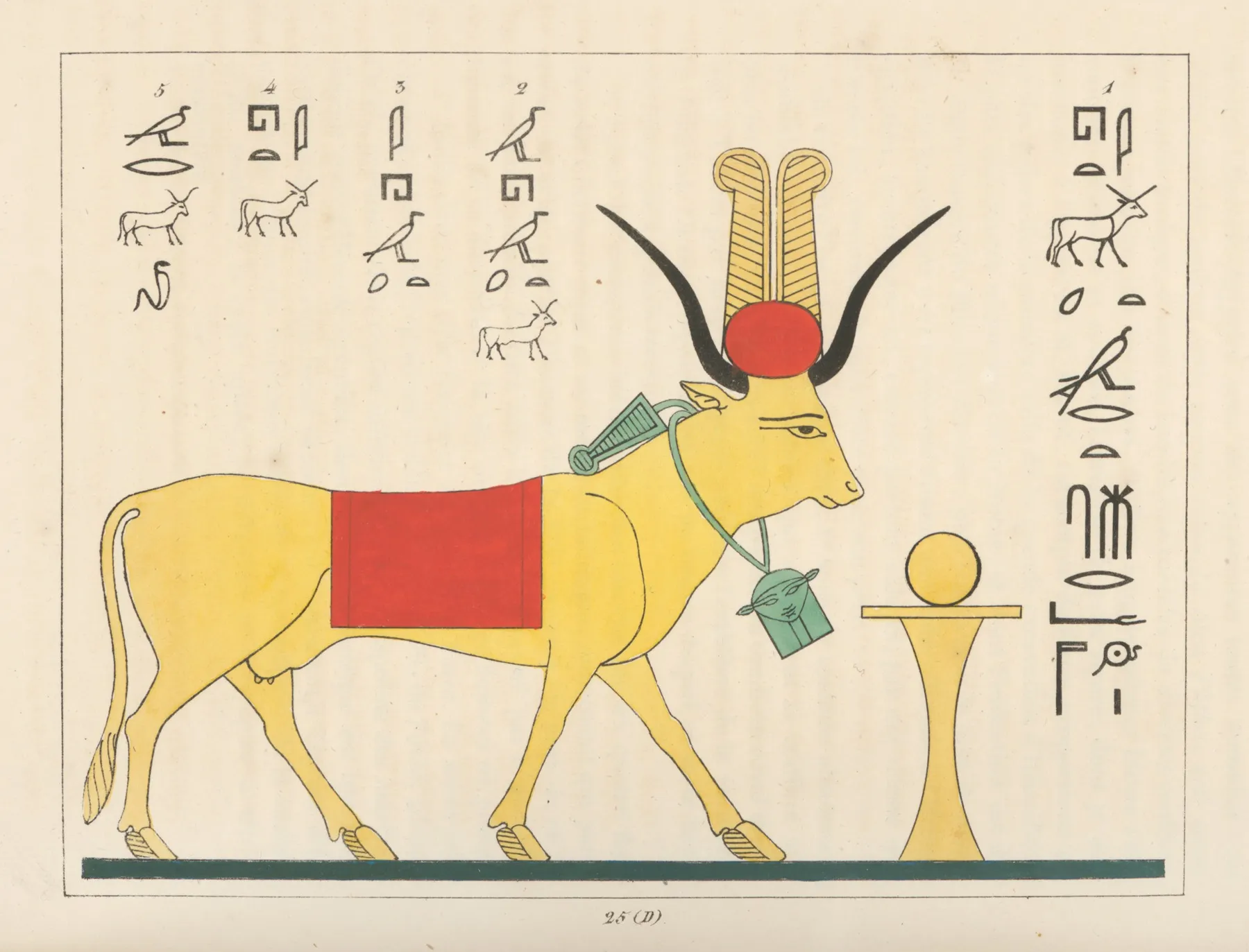 Aha Ahi Ahe Ou Ehe Ihet La Vache Divine 2 Wall Art by Léon-Jean-Joseph Dubois - High-Resolution Digital Print