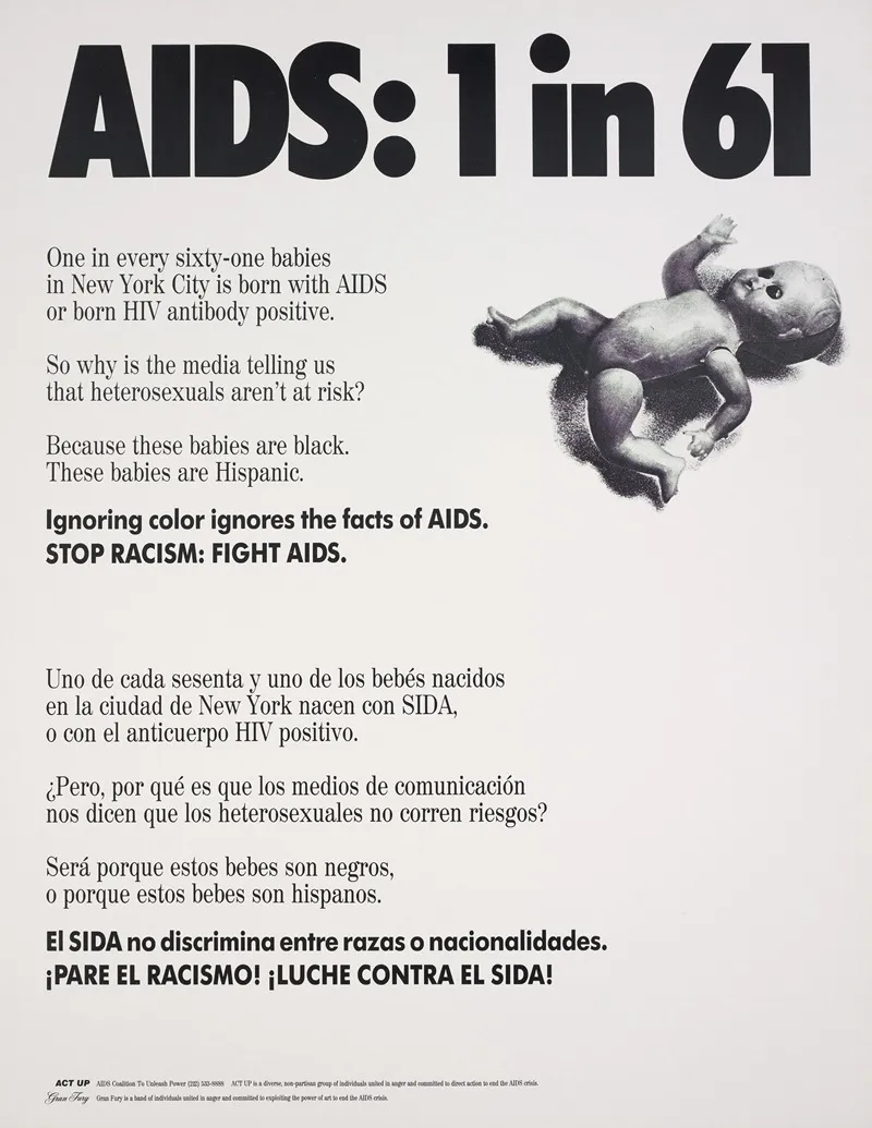 Aids 1 In 61 Wall Art by Gran Fury - High-Resolution Digital Print