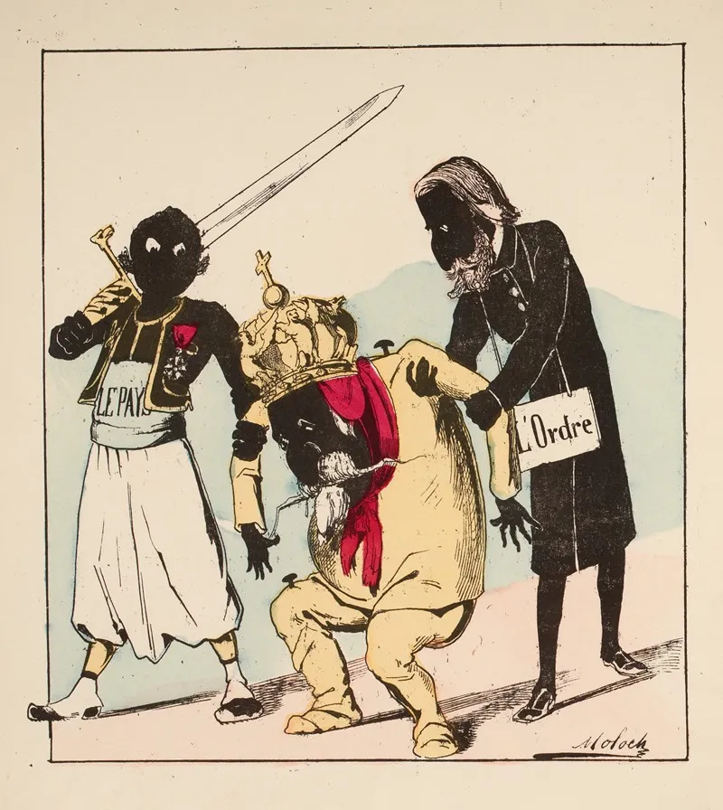Air Connu Vla Badingue Que Jvous Ramene Wall Art by Moloch (Alphonse Hector Colomb) - High-Resolution Digital Print