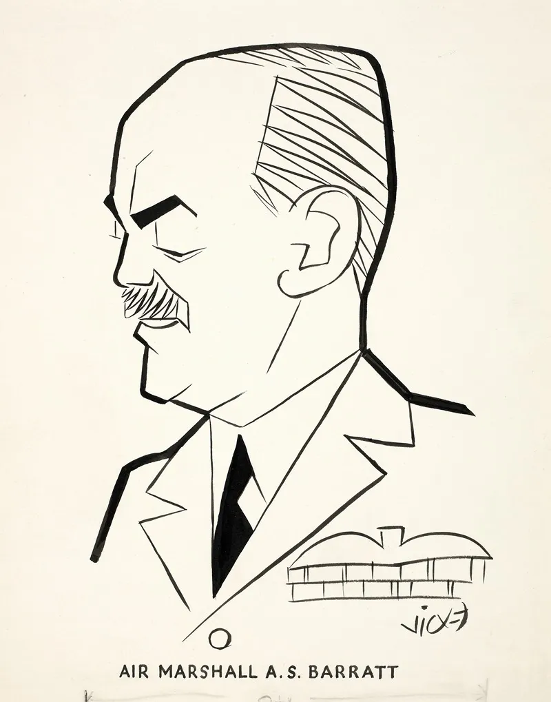 Air Marshall As Barratt Wall Art by Victor Weisz - High-Resolution Digital Print
