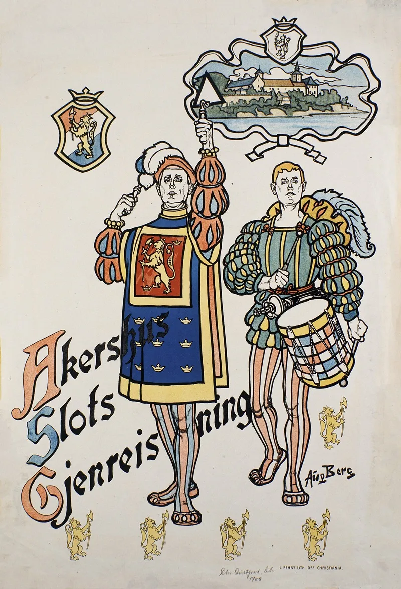 Akershus Slots Gjenreisning Wall Art by Anonymous - High-Resolution Digital Print