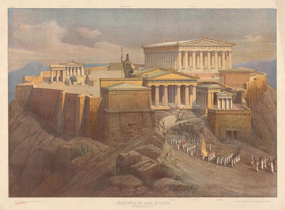 Akropolis Von Athen 2