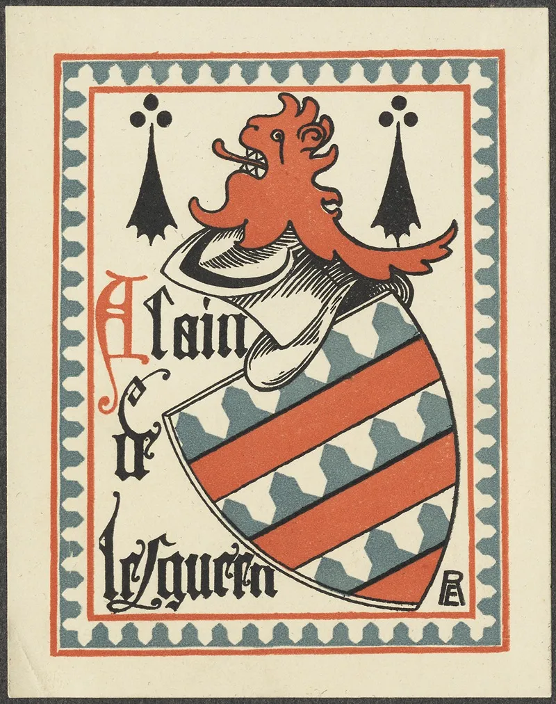 Alain D Lesguern Wall Art by Edmond Des Robert - High-Resolution Digital Print