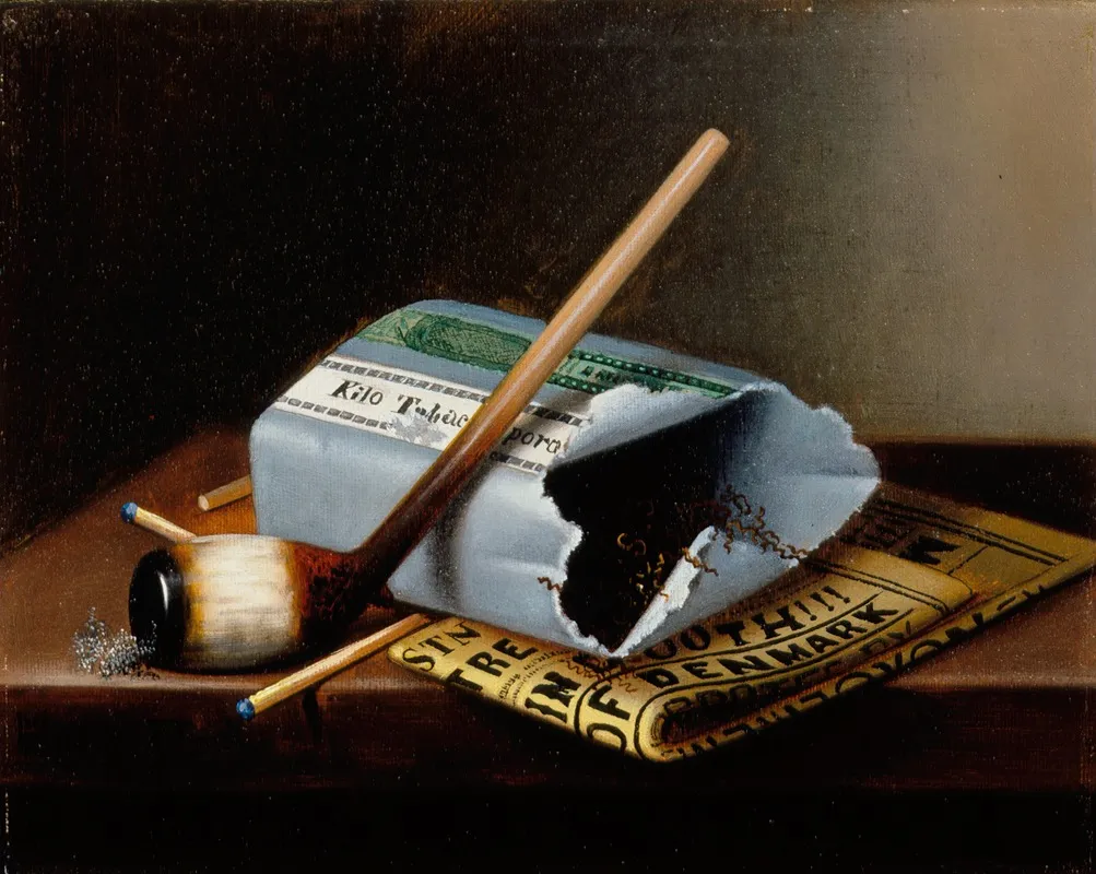 Alas Poor Yorick Wall Art by William Michael Harnett - High-Resolution Digital Print