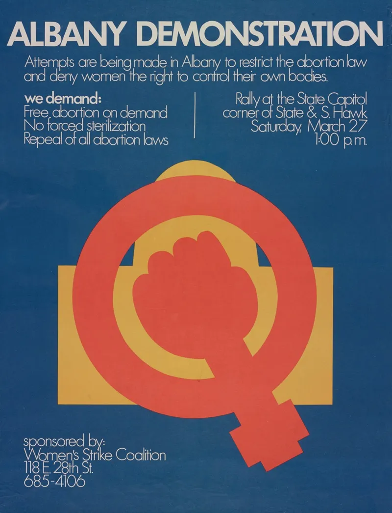 Albany Demonstration Attempts Are Being Made In Albany To Restrict The Abortion Law And Deny Women The Right To Control
