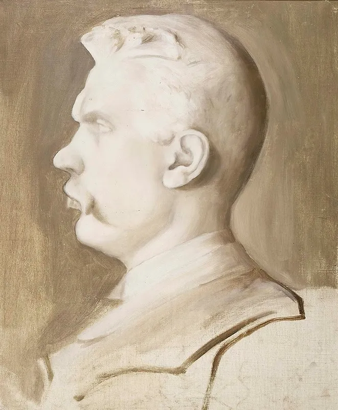 Albert Edelfelt Ville Vallgrenin Veistoksen Mukaan