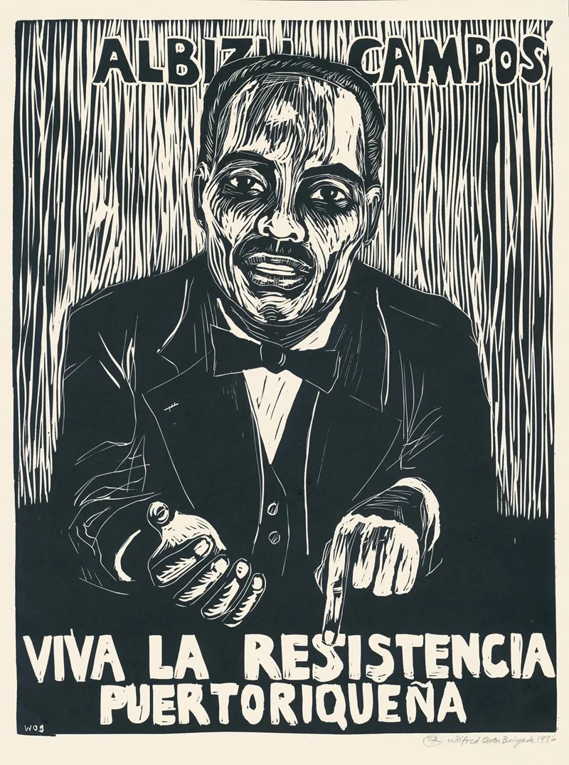 Albizu Campos Viva La Resistencia Puerto Riqueua Wall Art by Rachael Romero - High-Resolution Digital Print