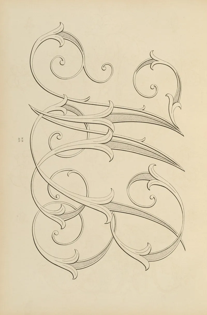 Album De Chiffres Monogrammes Couronnes De Noblesse Françaises Et Etrangeres Pl 030 Wall Art by Ch Crouvezier - High-Resolution Digital Print