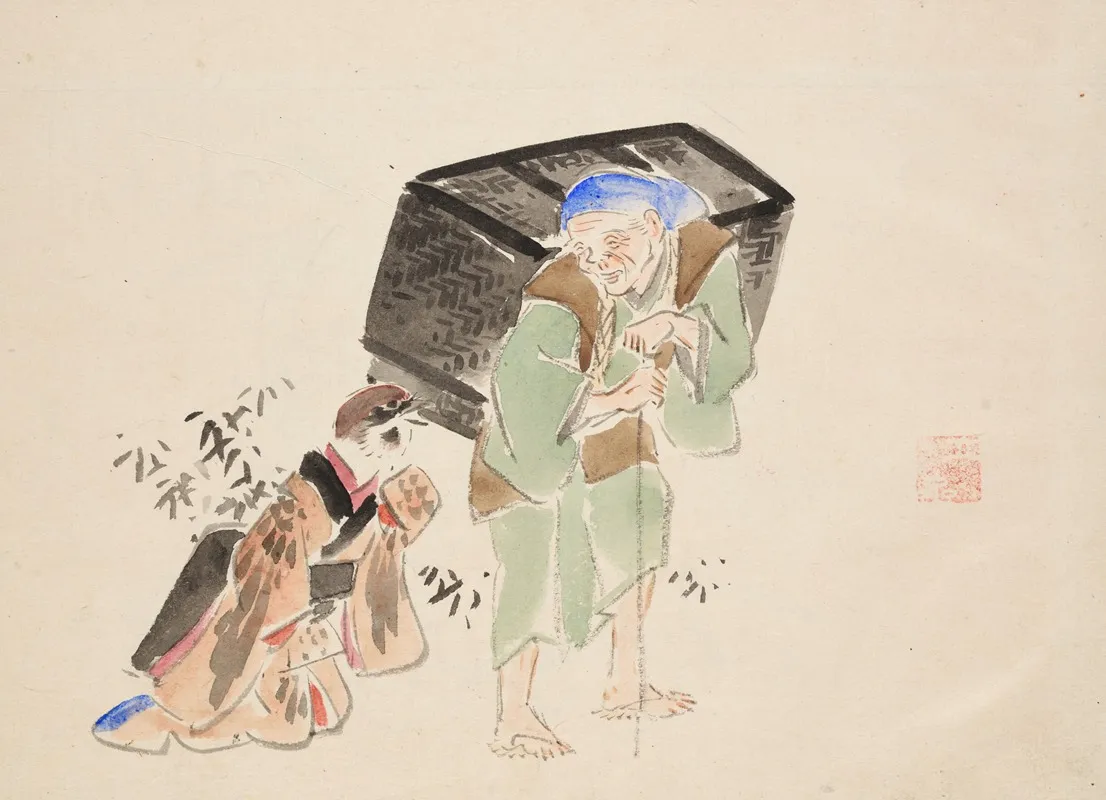 Album Of Ichiryusai Hiroshiges Sketches Pl 15 Wall Art by Utagawa Hiroshige - High-Resolution Digital Print