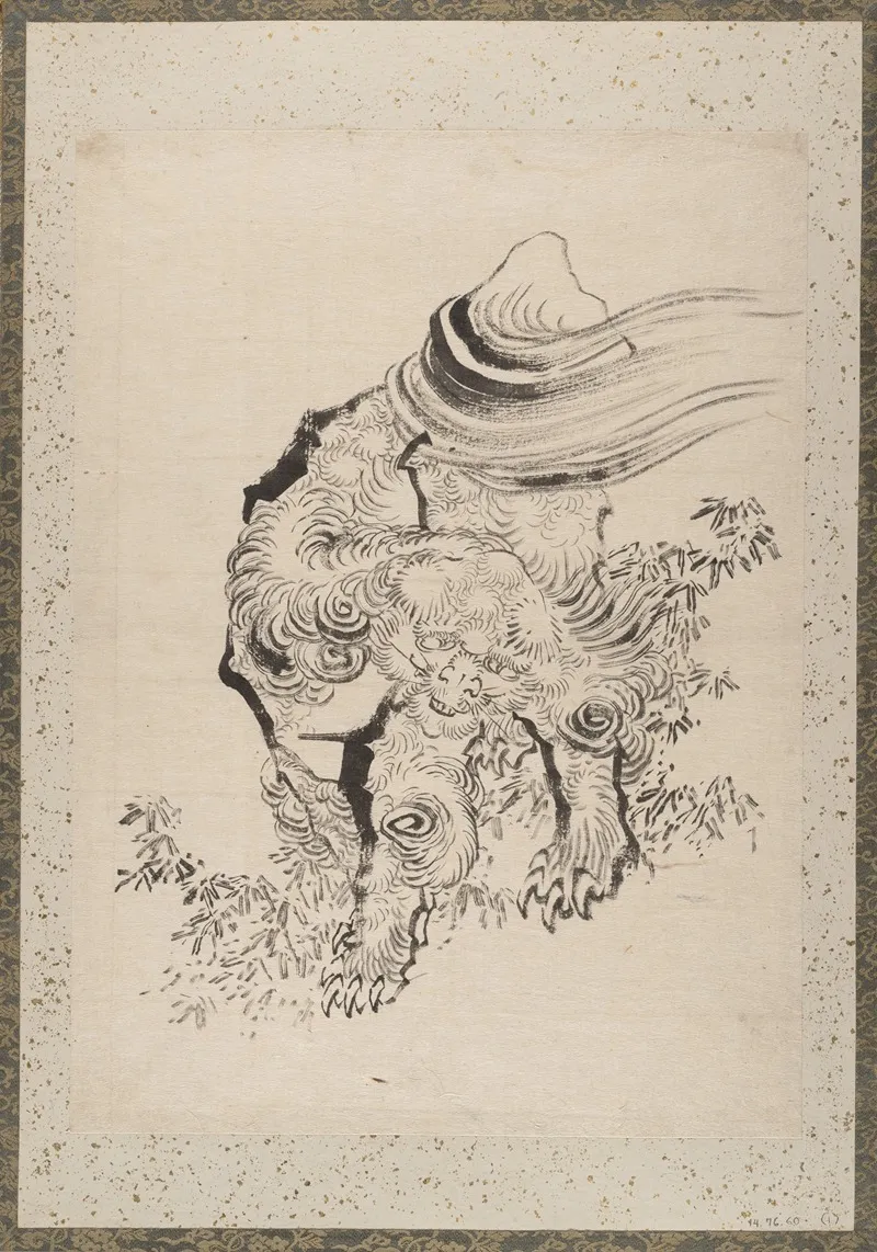 Album Of Sketches By Katsushika Hokusai And His Disciples Pl 01 Wall Art by Katsushika Hokusai - High-Resolution Digital Print