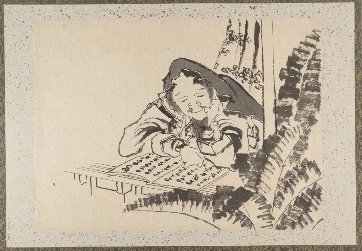 Album Of Sketches By Katsushika Hokusai And His Disciples Pl 22 Wall Art by Katsushika Hokusai - High-Resolution Digital Print
