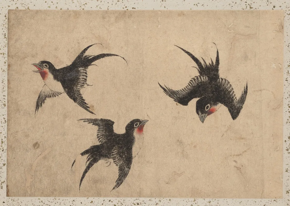 Album Of Sketches By Katsushika Hokusai And His Disciples Pl 43 Wall Art by Katsushika Hokusai - High-Resolution Digital Print