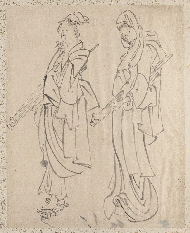 Album Of Sketches By Katsushika Hokusai And His Disciples Pl 53 Wall Art by Katsushika Hokusai - High-Resolution Digital Print