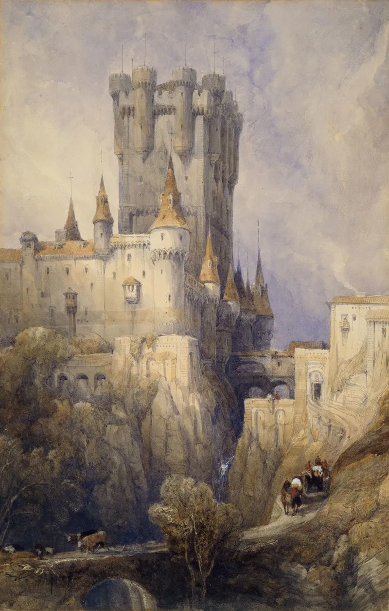 Alcazar Segovia Spain Wall Art by David Roberts - High-Resolution Digital Print
