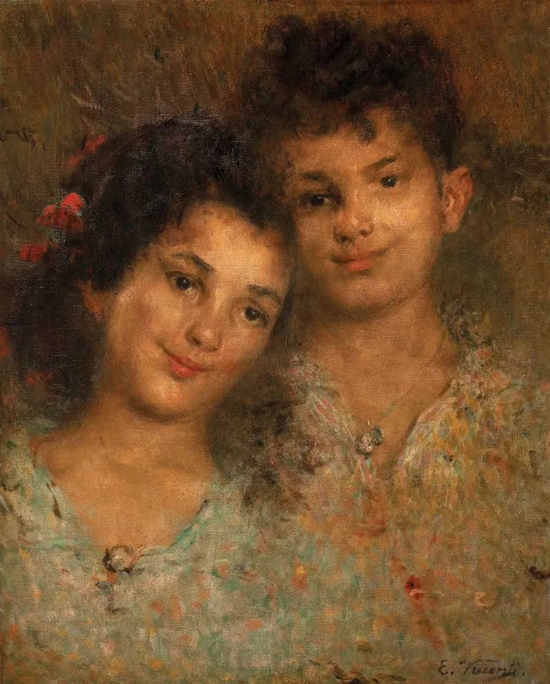Aledia E Crispim Wall Art by Eliseu Visconti - High-Resolution Digital Print