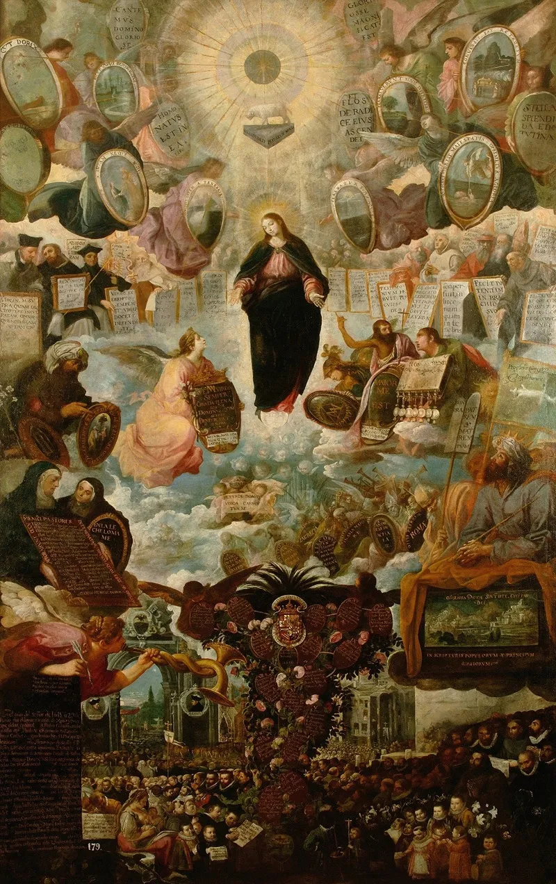 Alegoria De La Virgen Inmaculada Wall Art by Juan de las Roelas - High-Resolution Digital Print