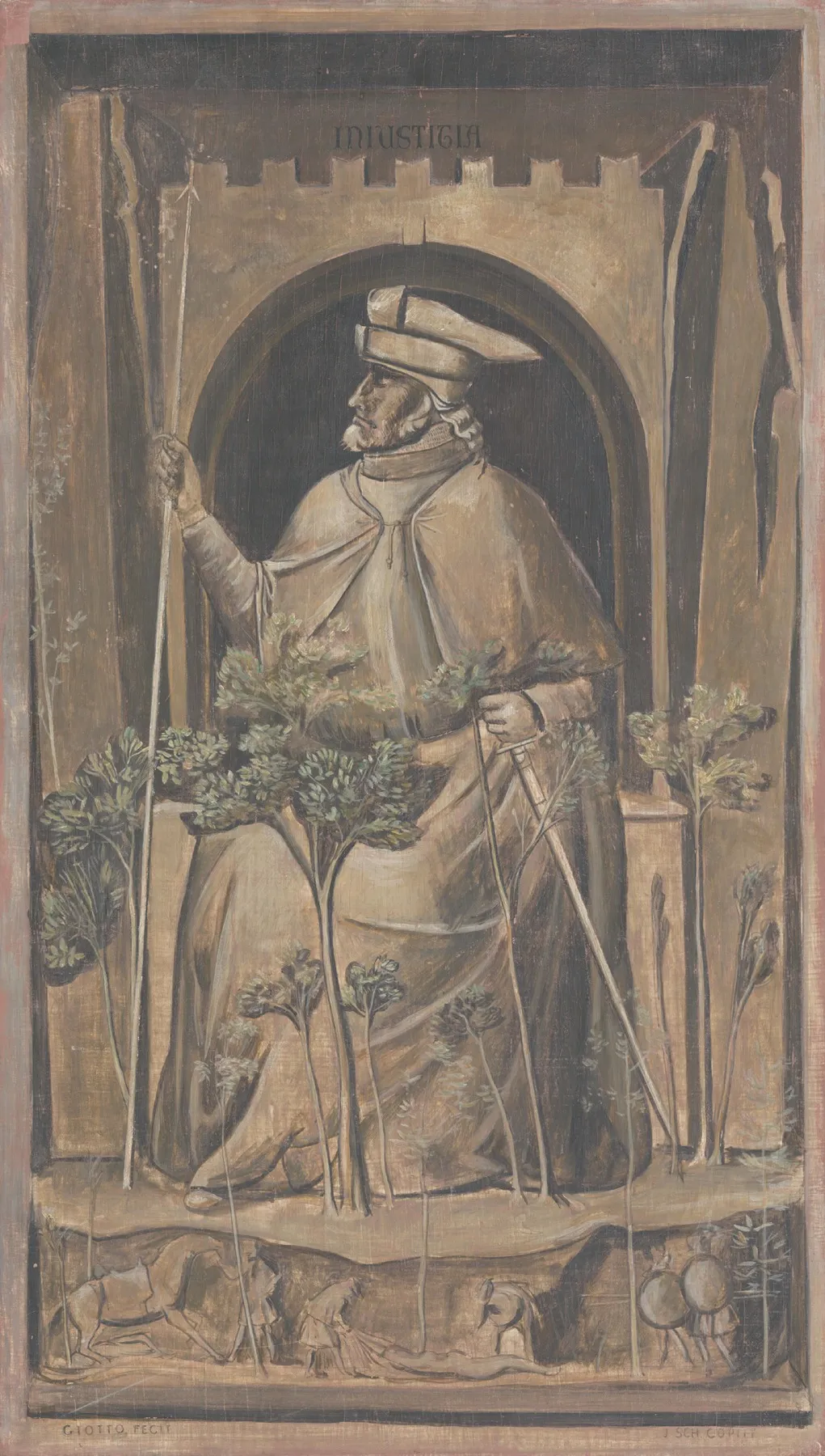 Alegoria Nepravosti Wall Art by Július Schubert - High-Resolution Digital Print