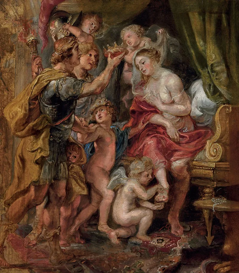 Alexander And Roxana 2 Wall Art by Peter Paul Rubens - High-Resolution Digital Print