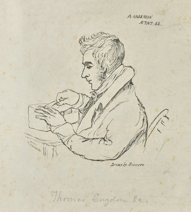Alexander Anderson Aetat 44 Wall Art by Thomas Dodgson Sugden - High-Resolution Digital Print