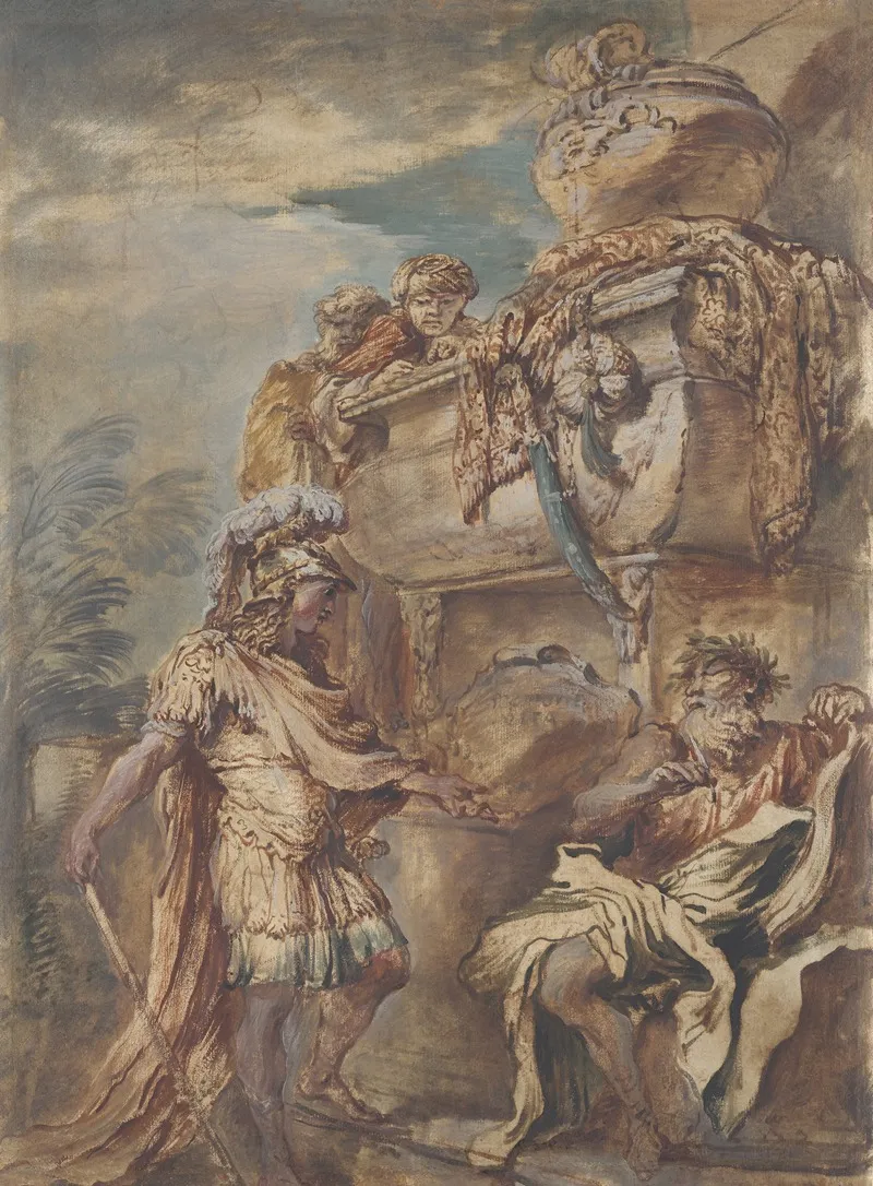 Alexander At The Tomb Of Cyrus