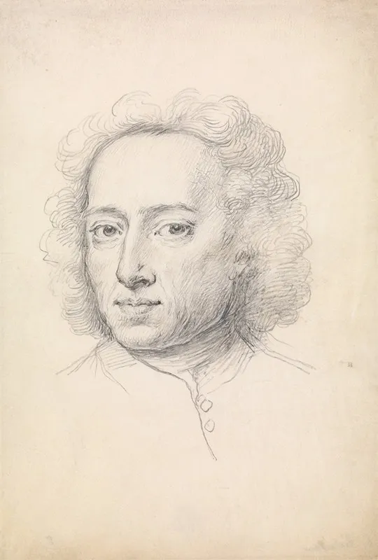 Alexander Pope 2 Wall Art by Jonathan Richardson the Elder - High-Resolution Digital Print