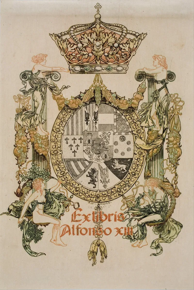 Alfons Xiii Wall Art by Alexandre de Riquer - High-Resolution Digital Print