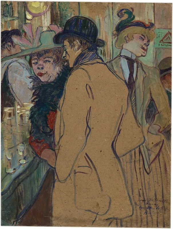 Alfred La Guigne Wall Art by Henri de Toulouse-Lautrec - High-Resolution Digital Print