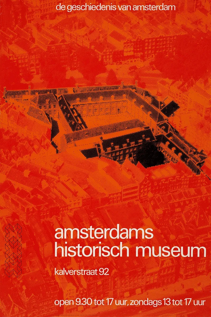 Algemeen Affiche Voor Amsterdams Historisch Museum Wall Art by Adth van Ooijen - High-Resolution Digital Print