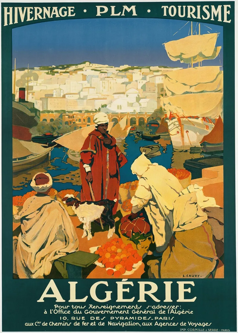 Algerie Wall Art by Léon Cauvy - High-Resolution Digital Print