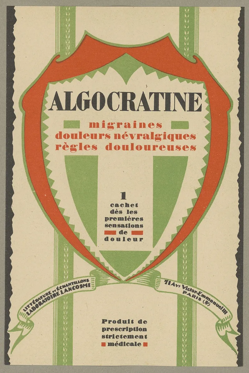 Algocratine Wall Art by Laboratoire Lancosme - High-Resolution Digital Print