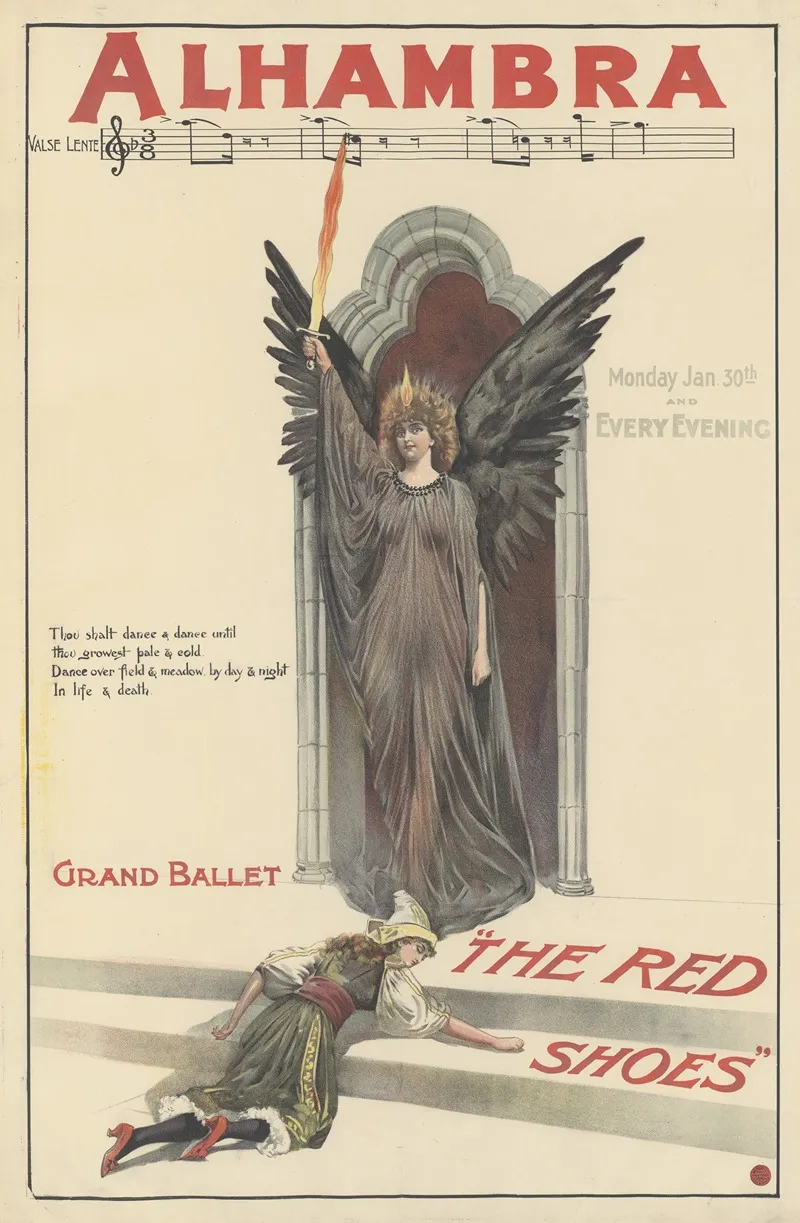Alhambra The Red Shoes Grand Ballet Monday Jan 30th And Every Evening