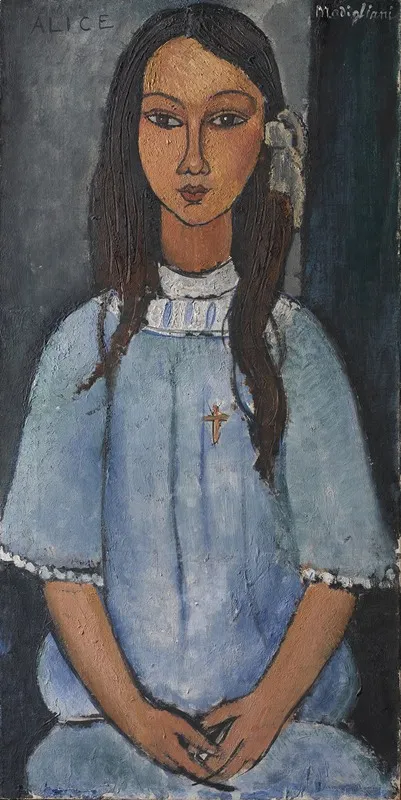 Alice 4 Wall Art by Amedeo Modigliani - High-Resolution Digital Print