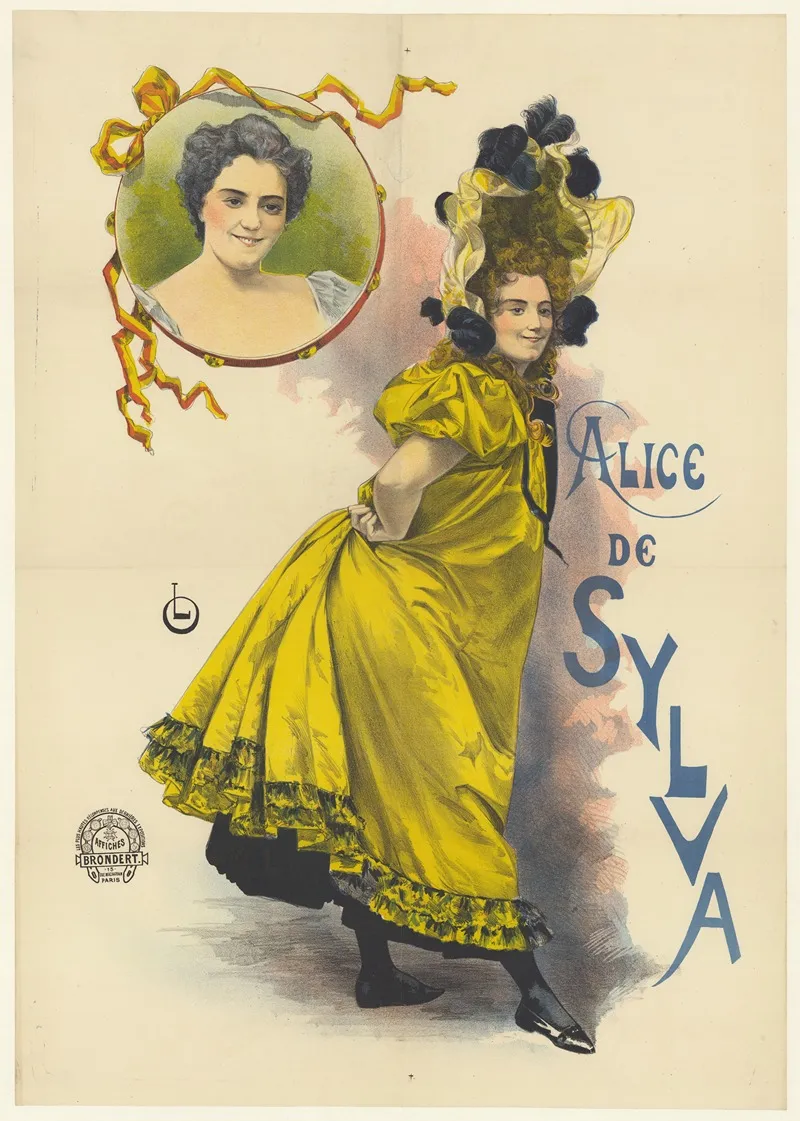 Alice De Sylva Wall Art by Louis Oury - High-Resolution Digital Print