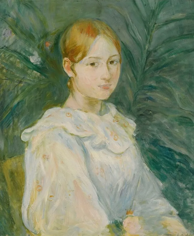 Alice Gamby En Buste Wall Art by Berthe Morisot - Canvas Print