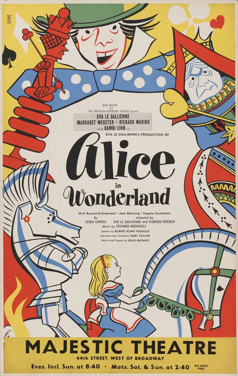 Alice In Wonderland Wall Art by Artcraft Lithograph - High-Resolution Digital Print