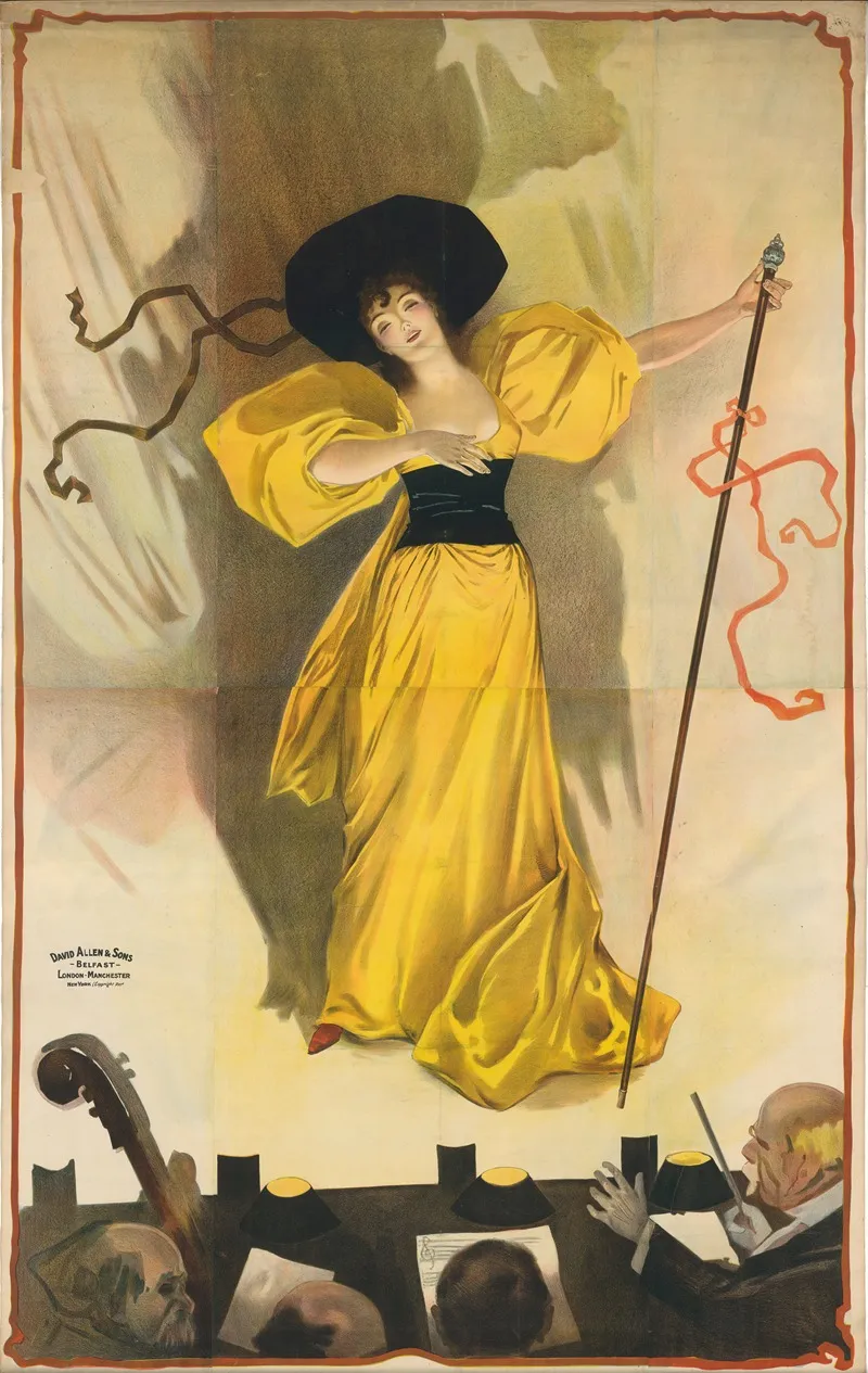 All Abroad Grace Palotta Im Royal Court Theatre Wall Art by David Allen &amp; Sons - High-Resolution Digital Print