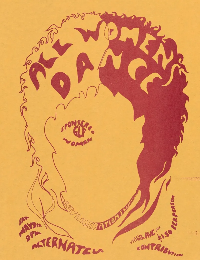 All Womens Dance Wall Art by Gay Liberation Front - High-Resolution Digital Print