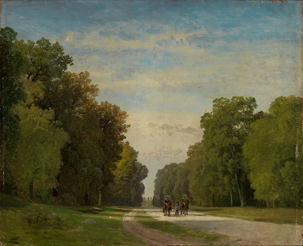 Allee Bei Fontainebleau