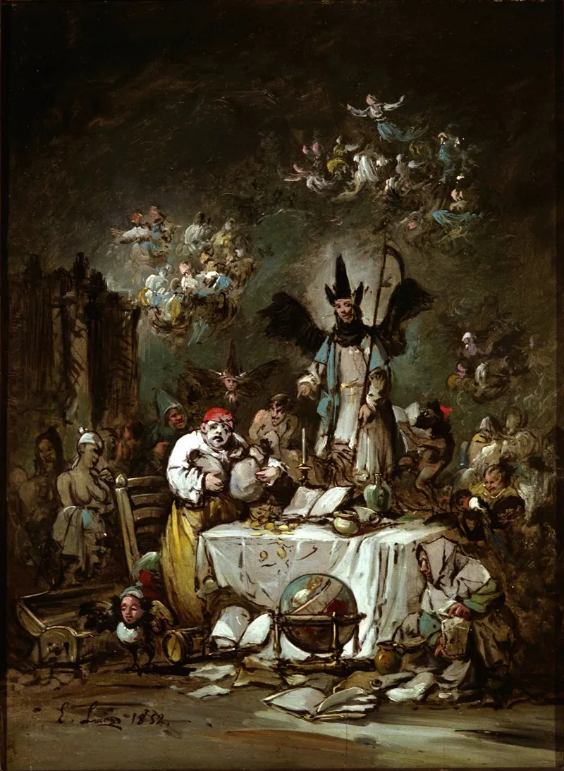 Allegorical Caprice The Avarice