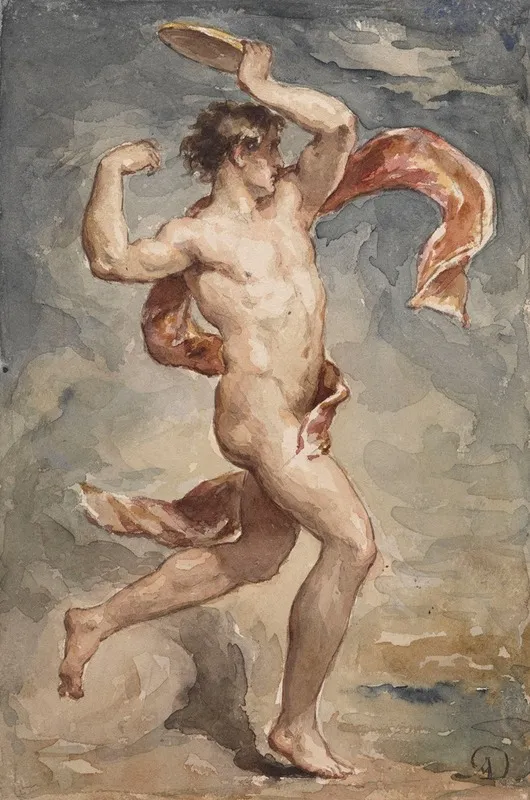 Allegorical Figure 5 Wall Art by Adolphe Léonard De Mol - High-Resolution Digital Print