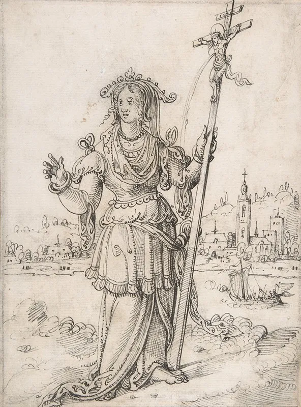 Allegorical Figure Faith Wall Art by Pieter Cornelisz Kunst - High-Resolution Digital Print