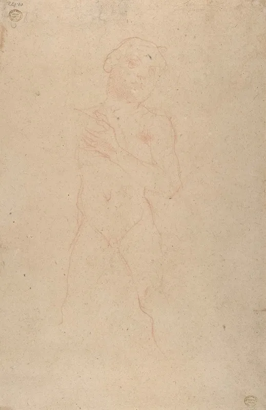 Allegorical Figure Of Purity With A Unicorn And Putto Wall Art by Baldassarre Franceschini - High-Resolution Digital Print