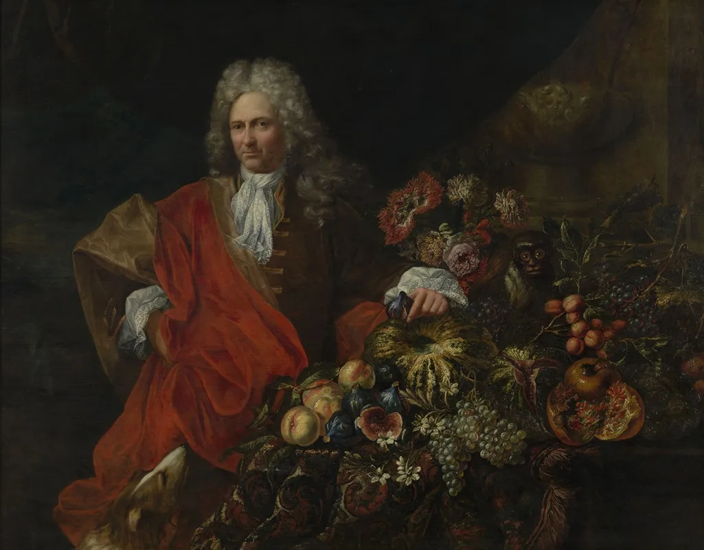 Allegorical Portrait Of A Man Wall Art by Vigor van Heede - High-Resolution Digital Print