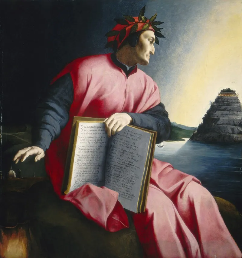 Allegorical Portrait Of Dante Wall Art by Florentine 16th Century - High-Resolution Digital Print