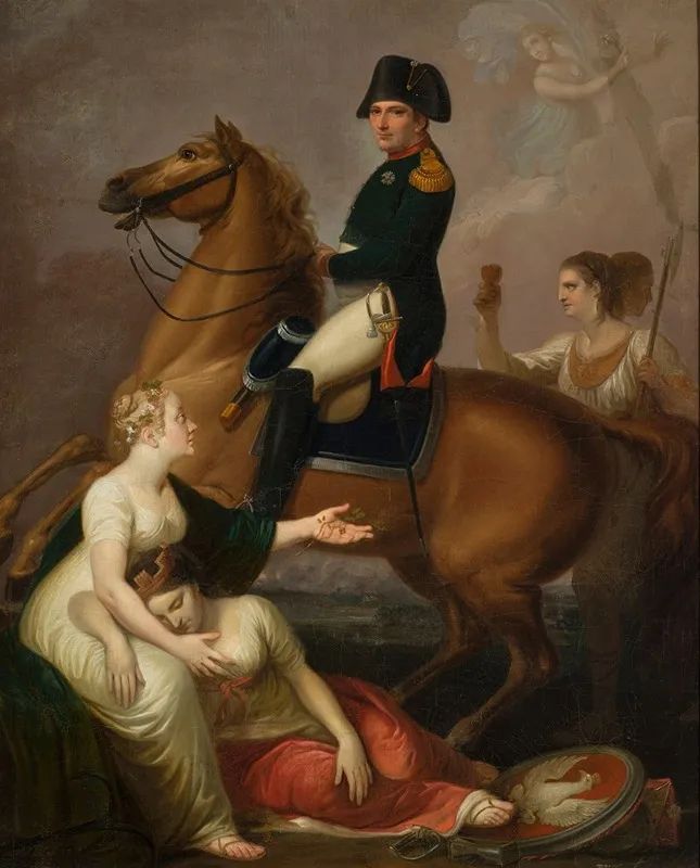 Allegorical Scene With Napoleon Wall Art by Józef Peszka - High-Resolution Digital Print
